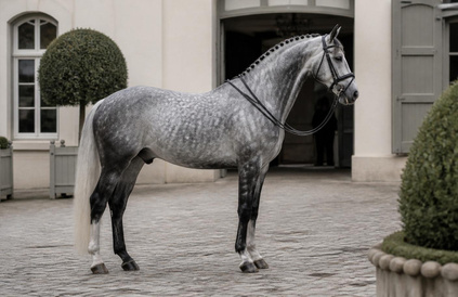Showjumper at the stables